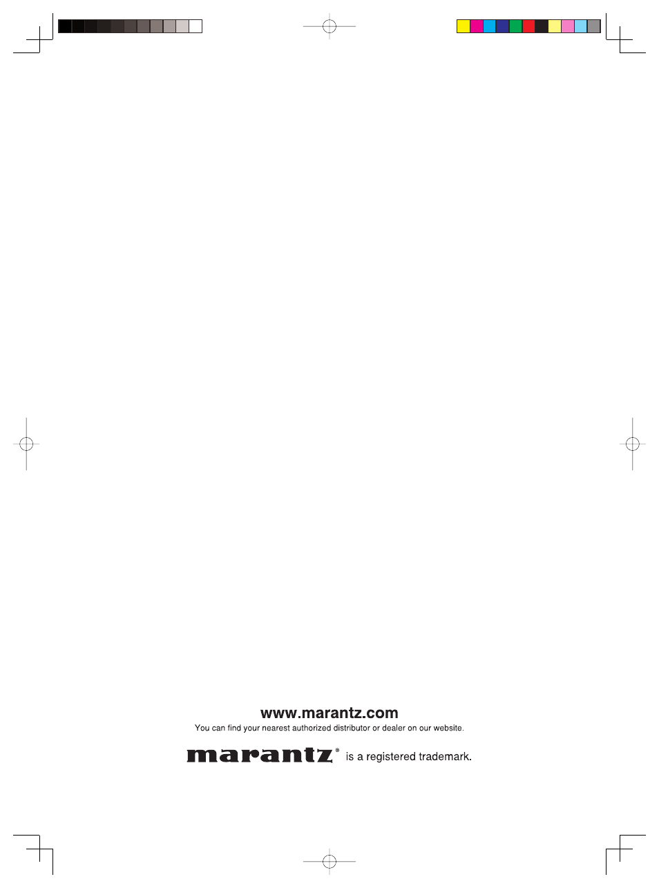 Marantz Reference Series PM-15S1 User Manual | Page 28 / 28