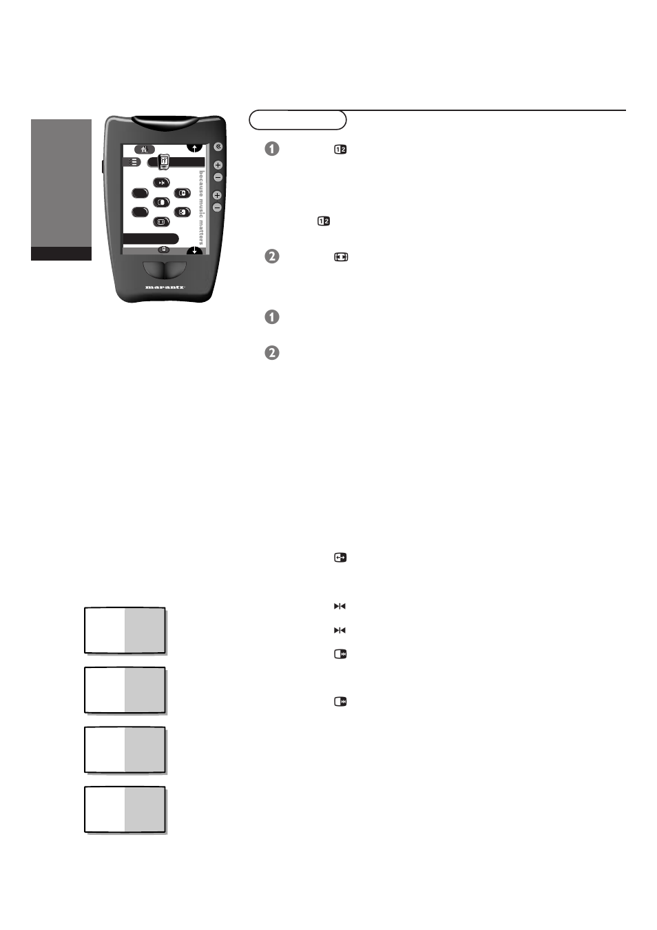 Dual screen | Marantz MAR0076 User Manual | Page 17 / 28