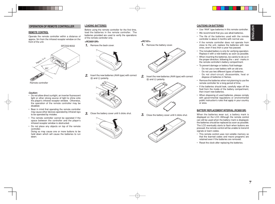 Marantz SR8002 User Manual | Page 10 / 94