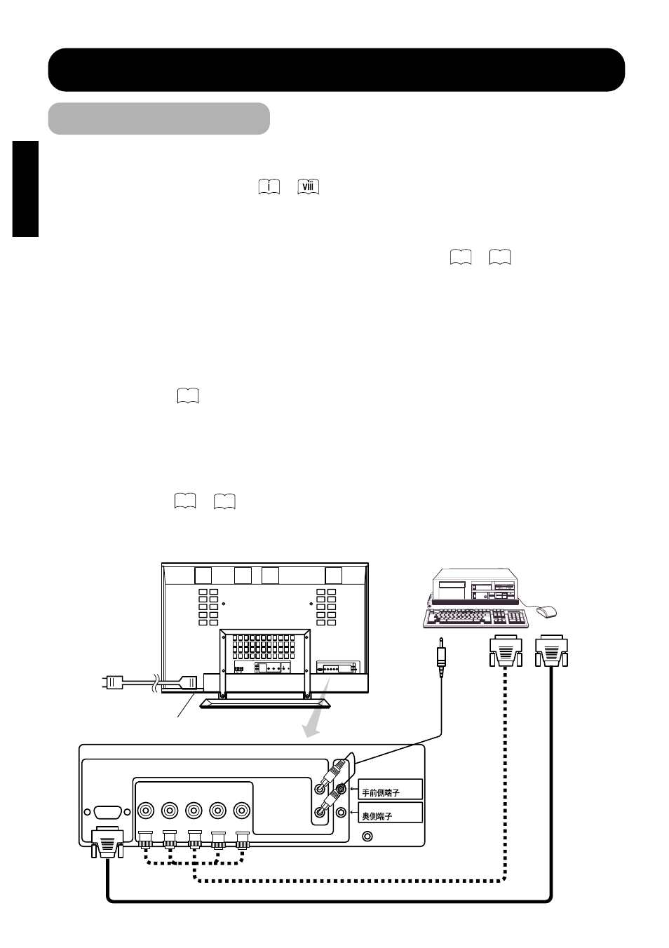 Installation instructions (continued), Installation and cabling connecting to a pc, English | Marantz PD4298HD s User Manual | Page 16 / 39