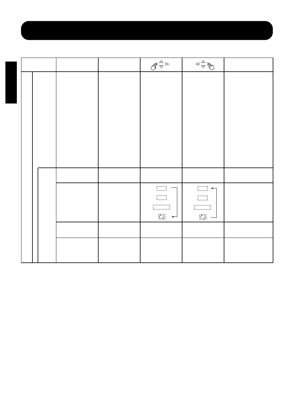 Operating instructions (continued), Adjustment item list (continued), English | Marantz PD4298HD s User Manual | Page 26 / 39