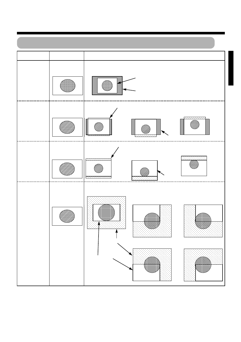 English, Full, Full center center up/lf and up/ri dw/lf and dw/ri | Dw/lf up/lf up/ri, Dw/ri center, Up/lf and up/ri dw/lf and dw/ri | Marantz PD4298HD s User Manual | Page 27 / 39