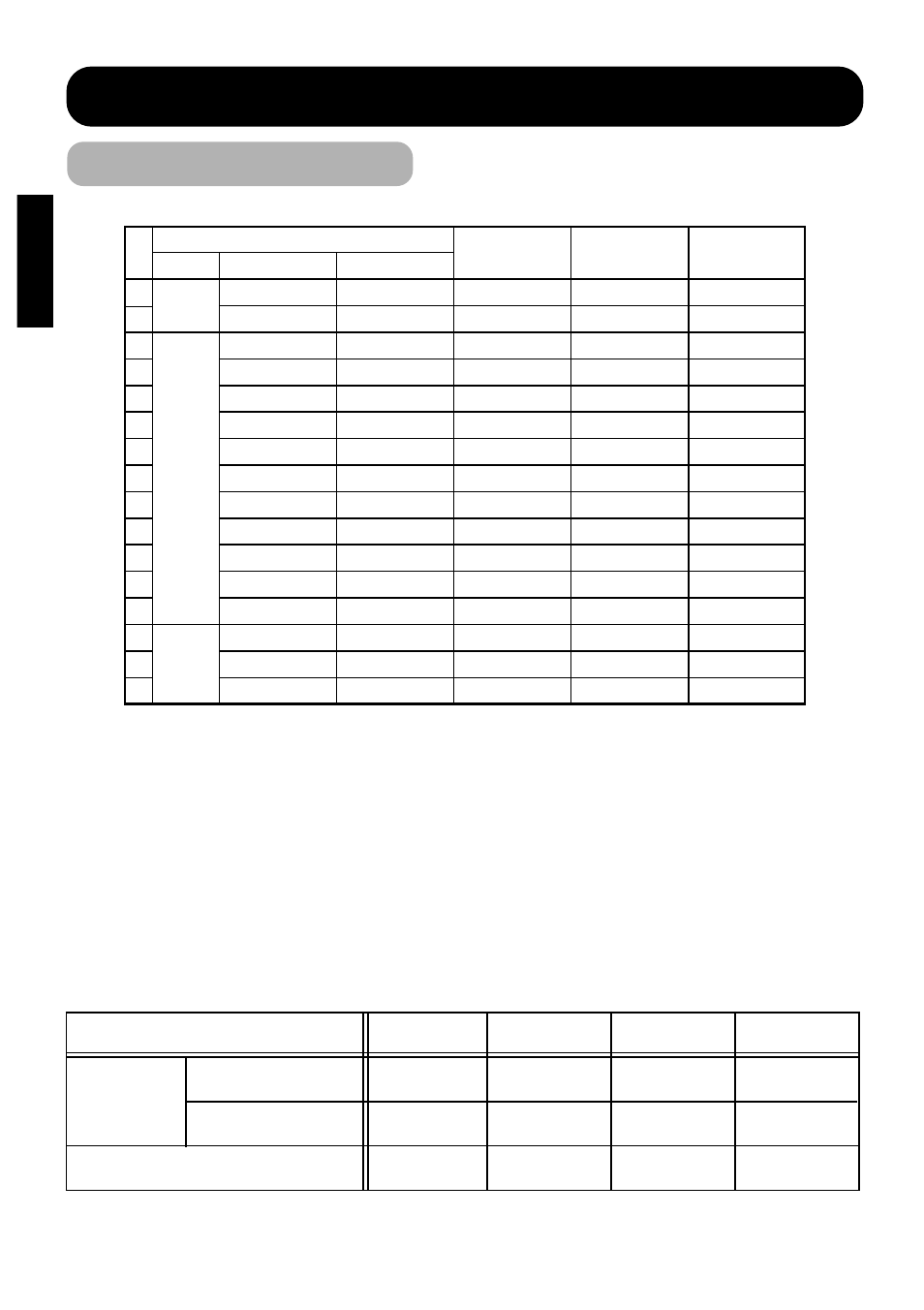 Product spcifications (continued), Recommended signal list, English | Marantz PD4298HD s User Manual | Page 38 / 39