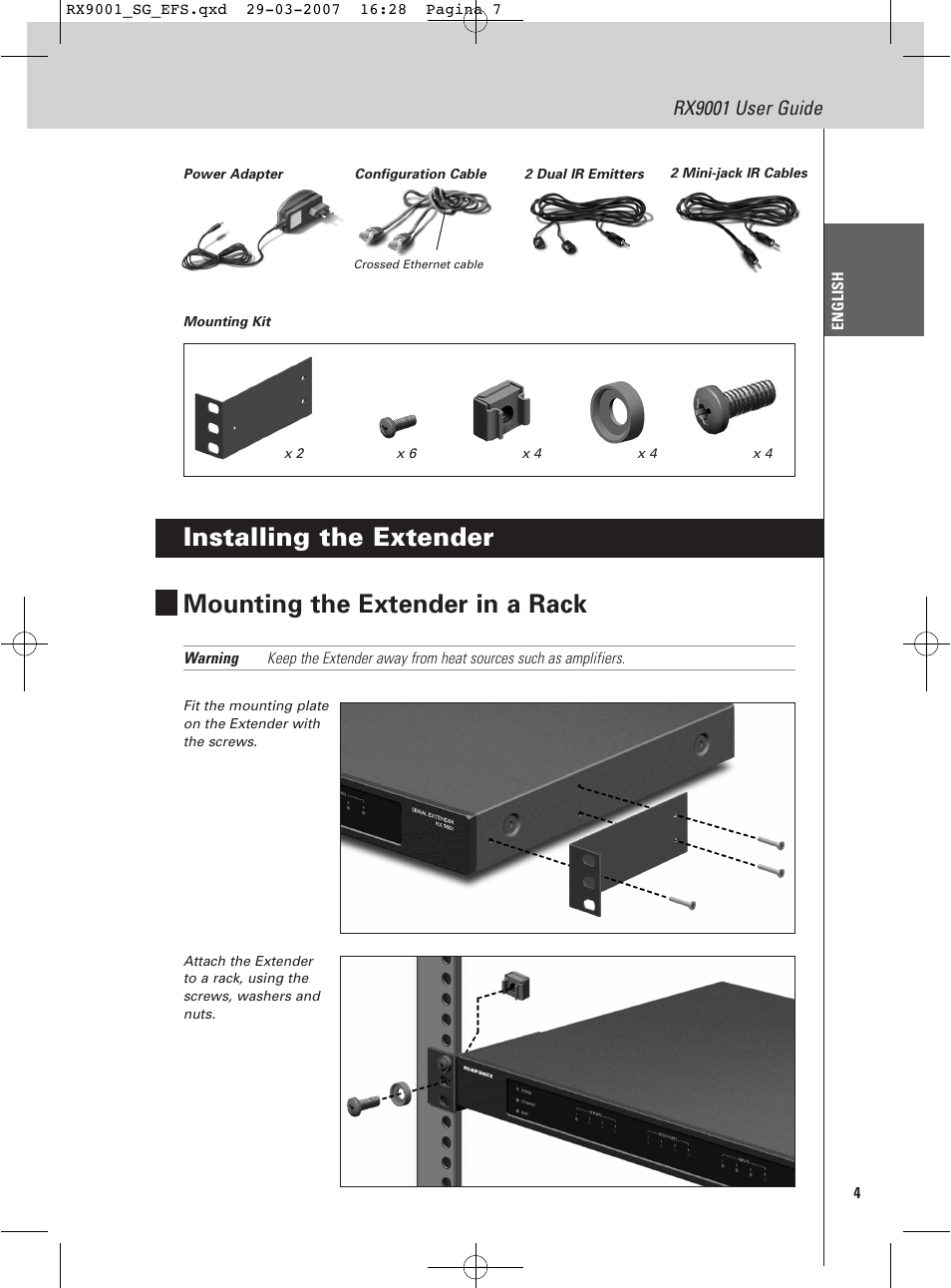 Rx9001 user guide | Marantz RX9001 User Manual | Page 7 / 25