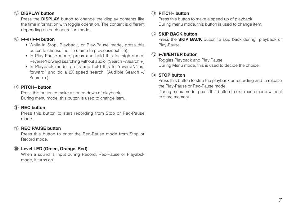 Marantz Professional PMD661 User Manual | Page 16 / 76