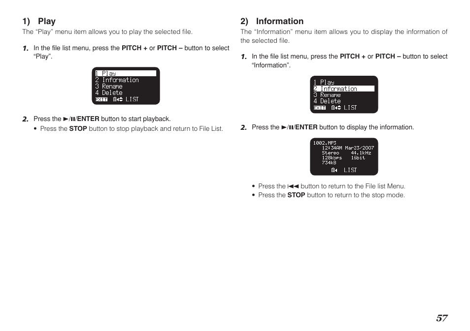 Marantz Professional PMD661 User Manual | Page 66 / 76