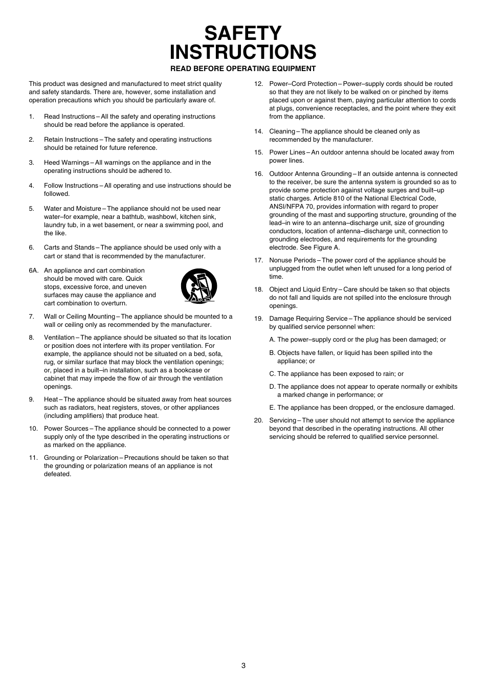 Safety instructions, English français | Marantz SD4050 User Manual | Page 3 / 15