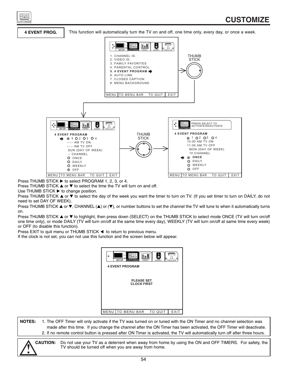 Customize | Marantz DL5500 User Manual | Page 54 / 92