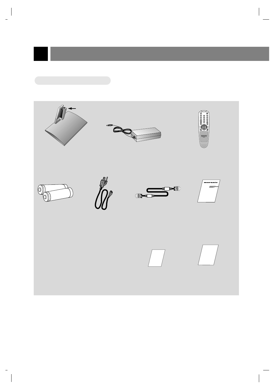 Composición básica del tv lcd, Accesorios | Marantz LC1510 User Manual | Page 100 / 137