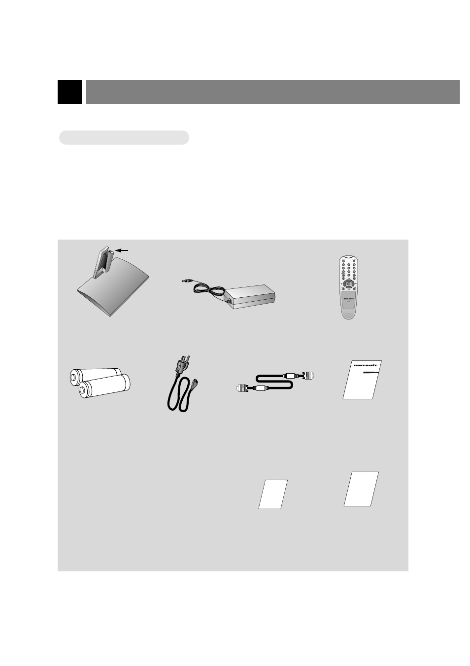 Basic composition of lcd tv, Accessories | Marantz LC1510 User Manual | Page 12 / 137