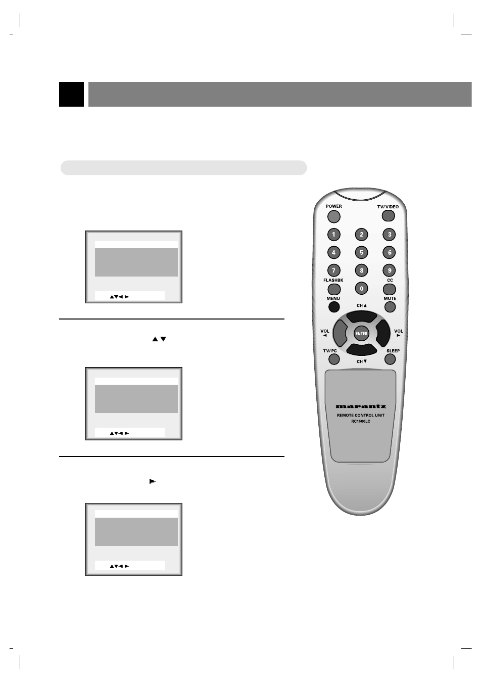 Réglage de l’heure, Pour régler l’heure en cours à 10 | Marantz LC1510 User Manual | Page 80 / 137