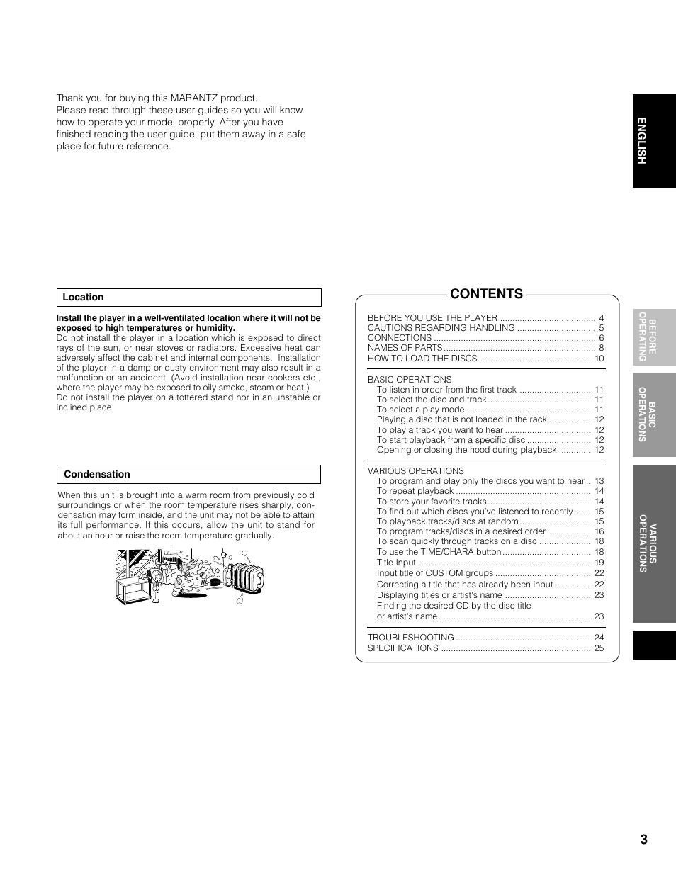 Marantz CC9100 User Manual | Page 4 / 27