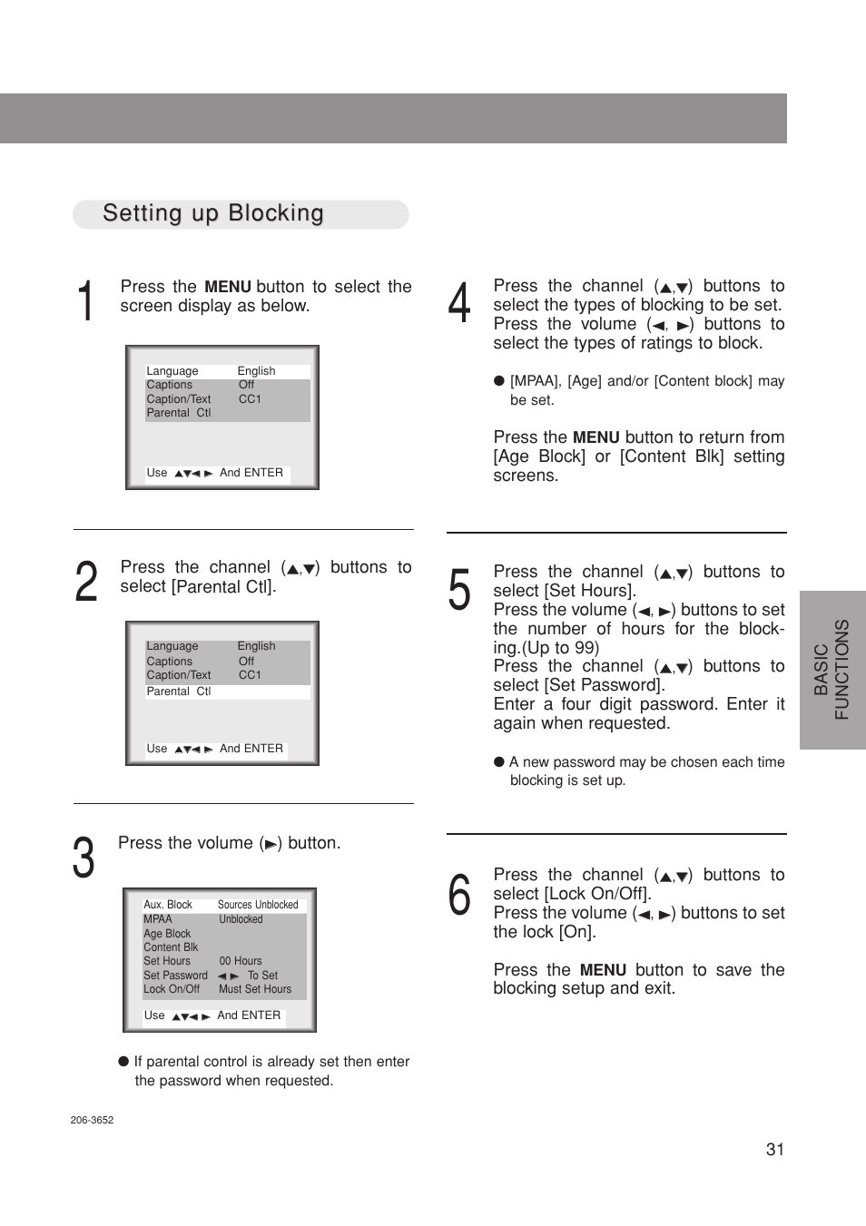 Setting up bloc, Setting up bloc king king | Marantz LC1500 User Manual | Page 31 / 48