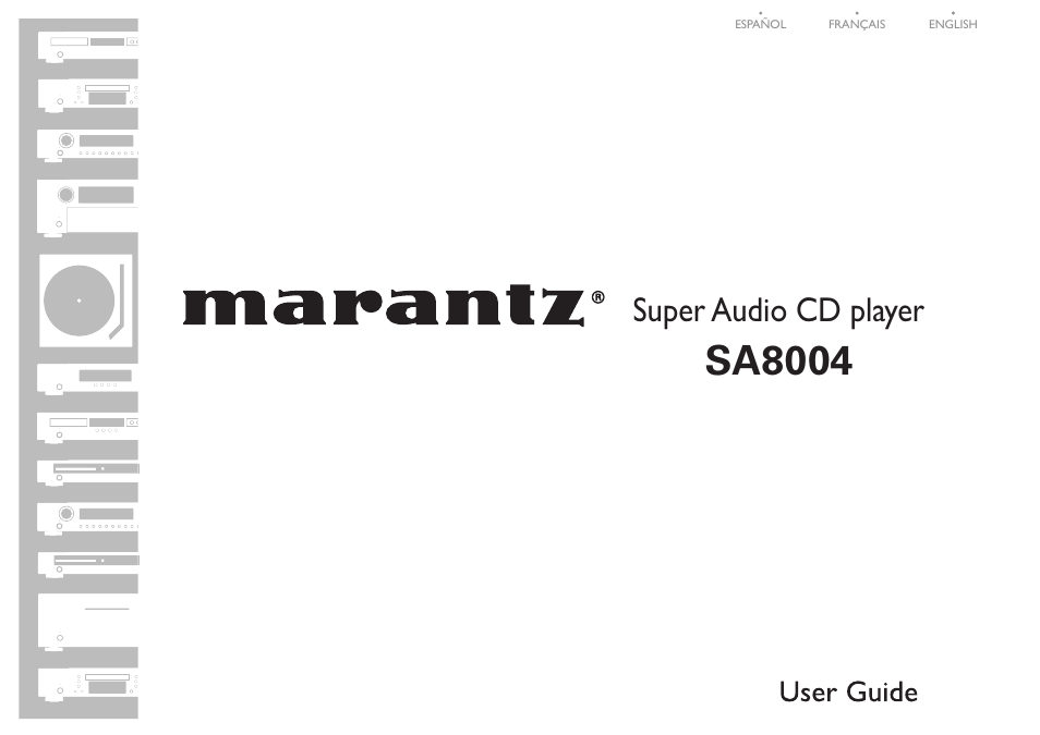 Marantz SA8004 User Manual | 31 pages