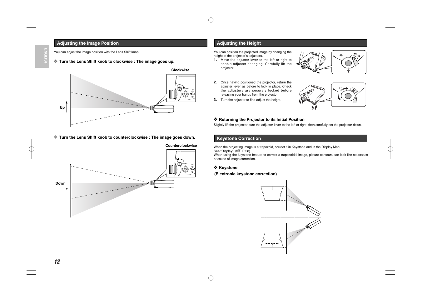 Marantz Mrantz DLP Projector VP-11S2 User Manual | Page 20 / 47