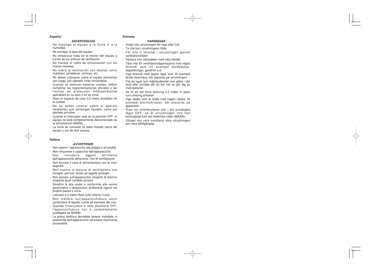 Marantz CR601 User Manual | Page 4 / 34