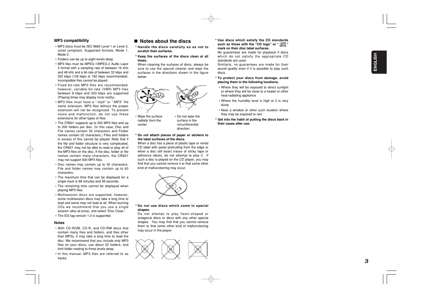 Marantz CR601 User Manual | Page 7 / 34