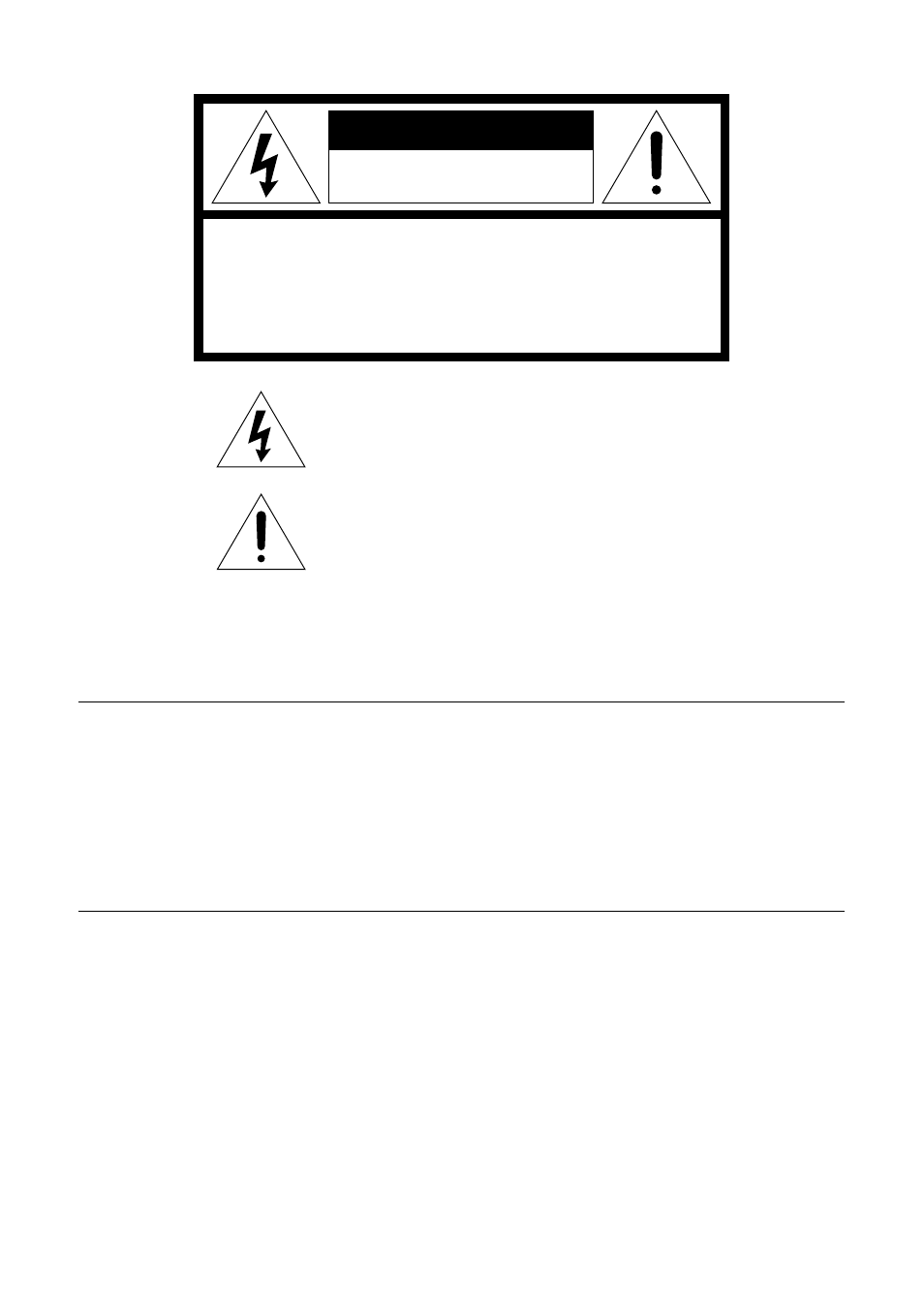 Caution, Warning, Attention | Marantz ST6000 User Manual | Page 2 / 14