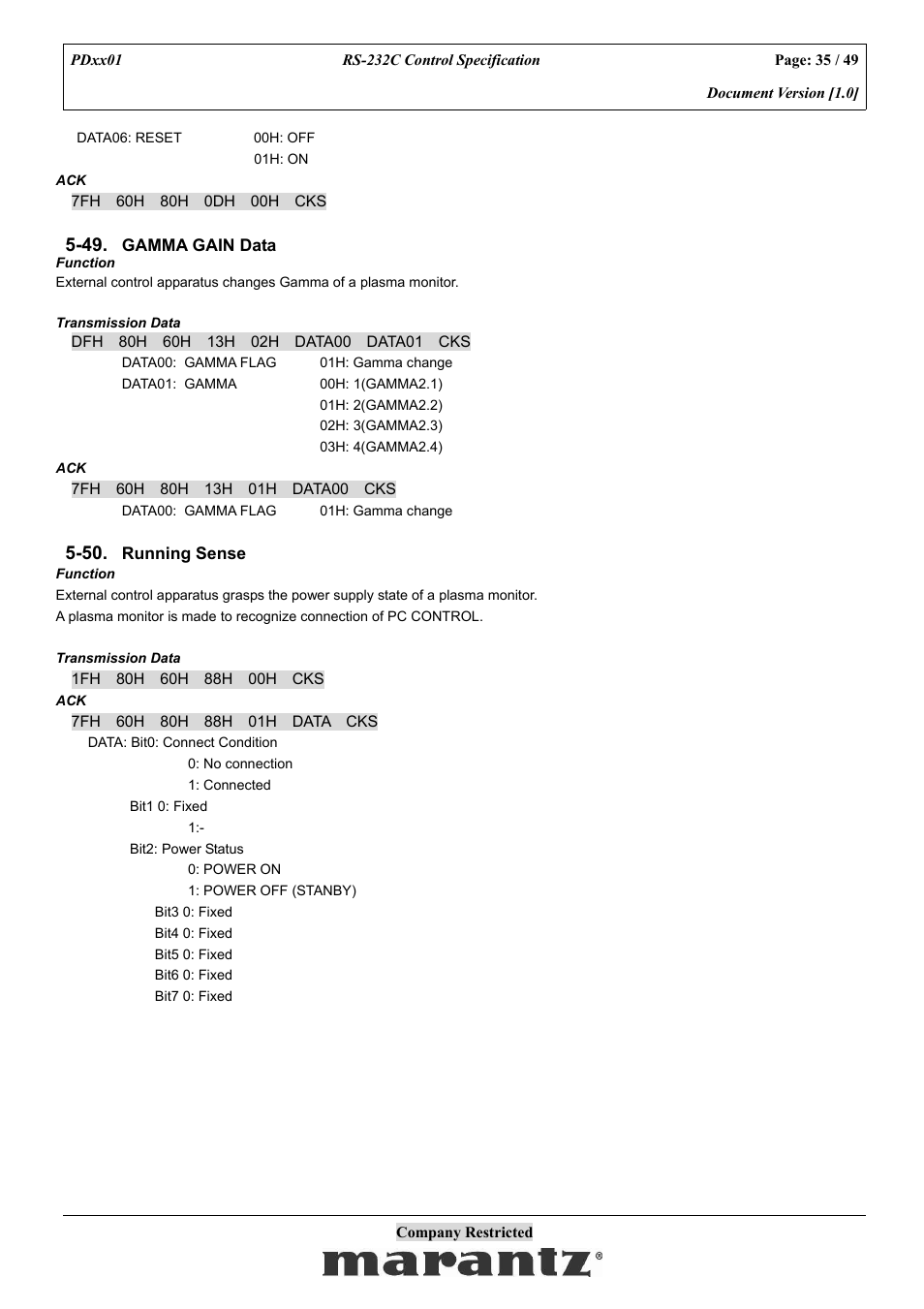 Marantz PDxx01 User Manual | Page 35 / 49