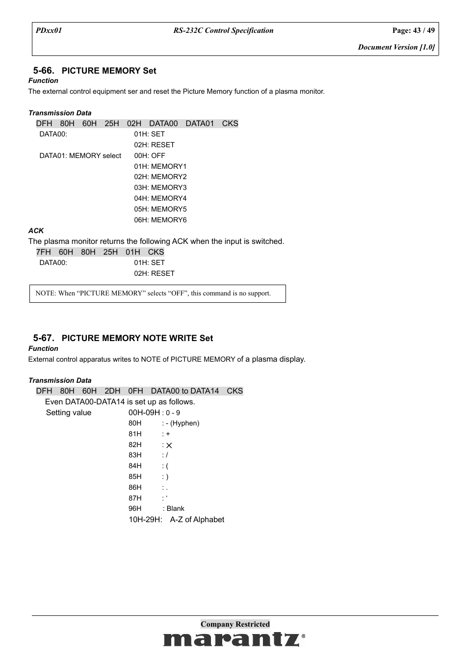 Marantz PDxx01 User Manual | Page 43 / 49