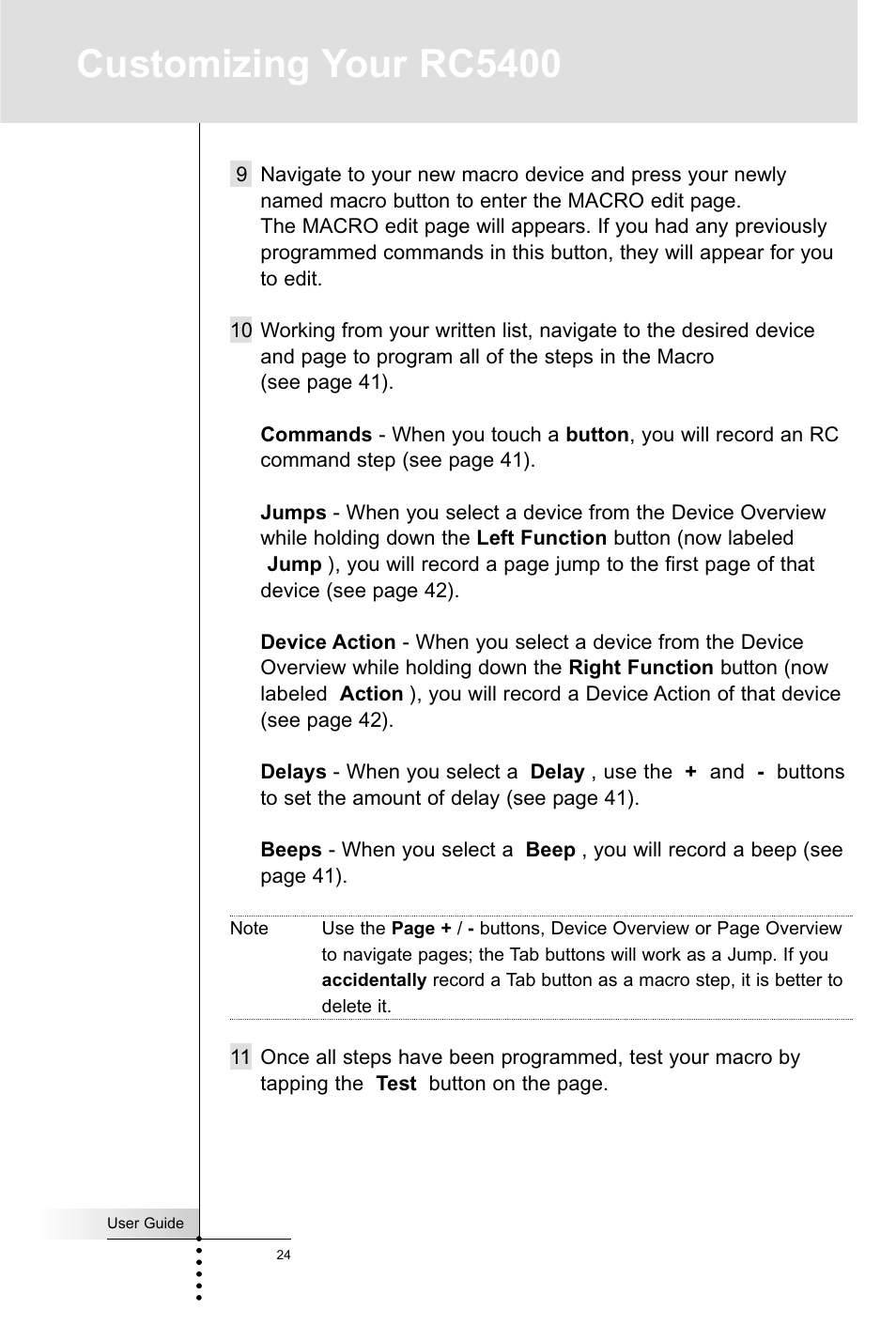 Customizing your rc5400 | Marantz RC5400 User Manual | Page 28 / 68