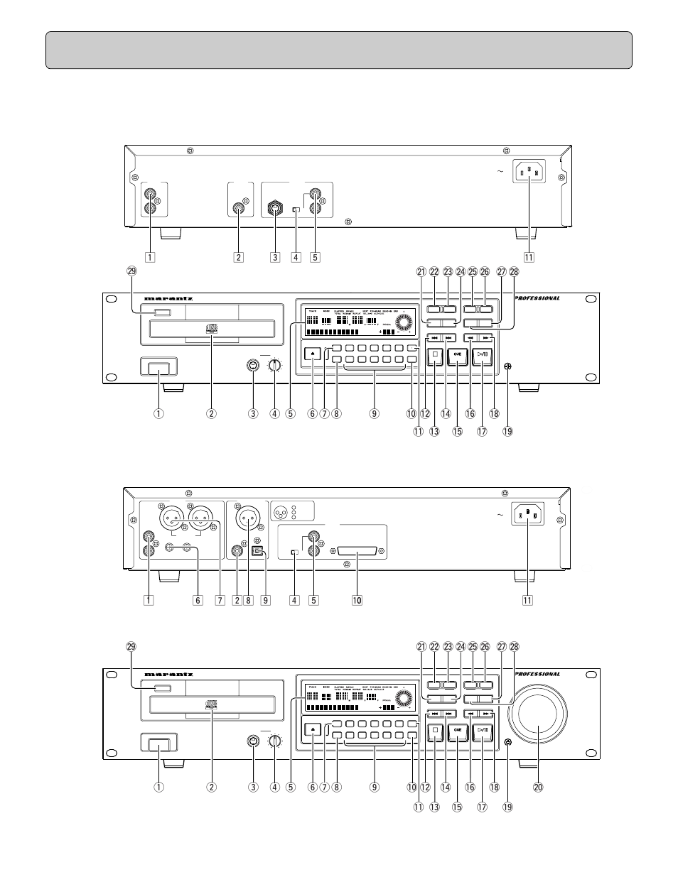 Figures | Marantz PMD330 User Manual | Page 25 / 27