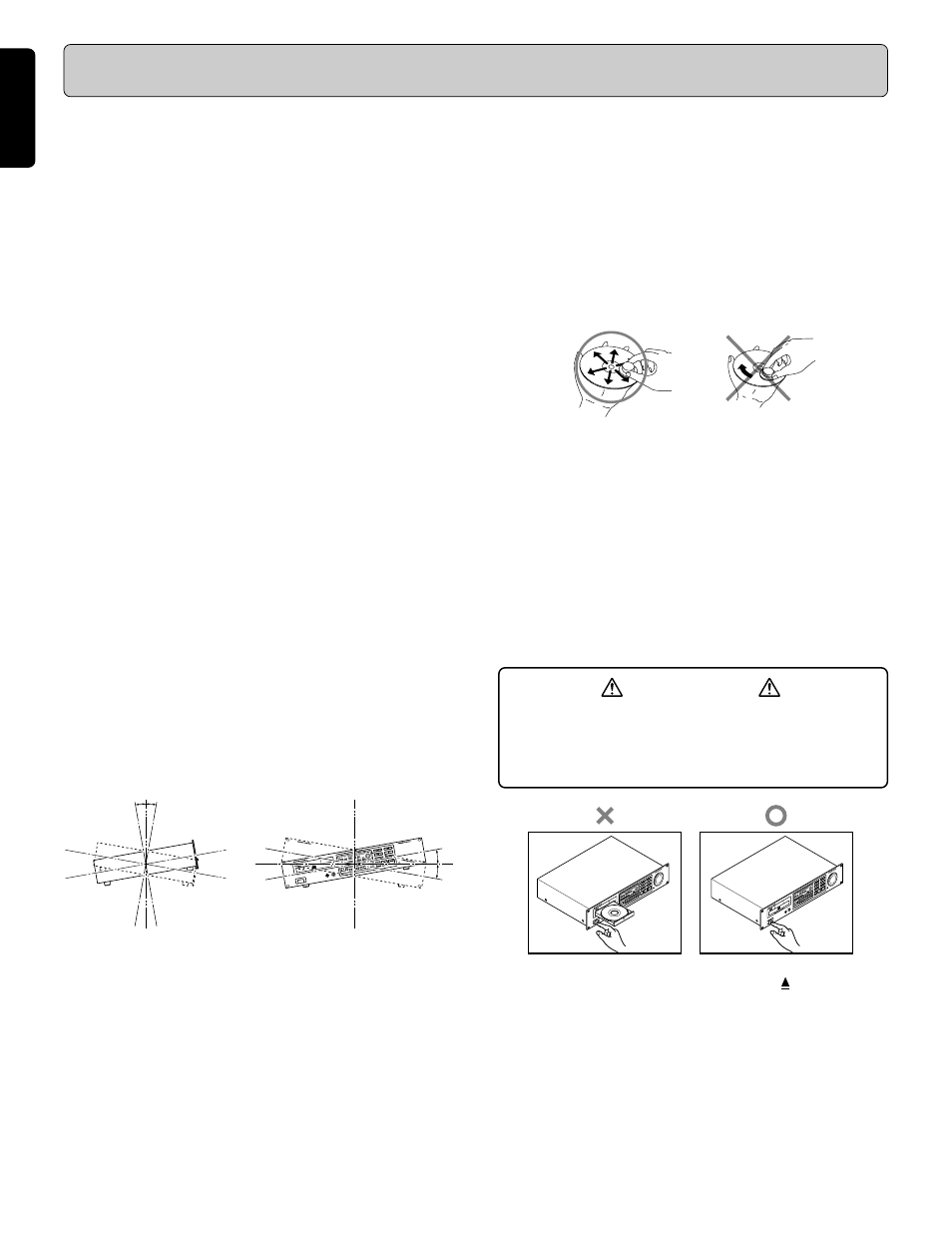 Preparation, Before turning off the power, Introduction | Precautions, Compact discs, Cautions of installation | Marantz PMD330 User Manual | Page 6 / 27