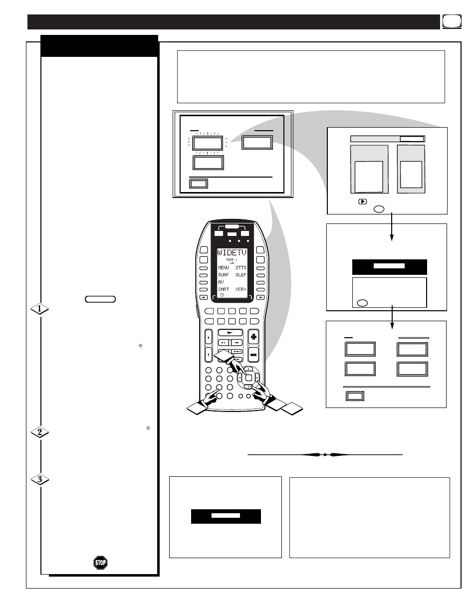 Eature, Ontrols, Continued | Parental control content advisory | Marantz PV6080 User Manual | Page 21 / 53