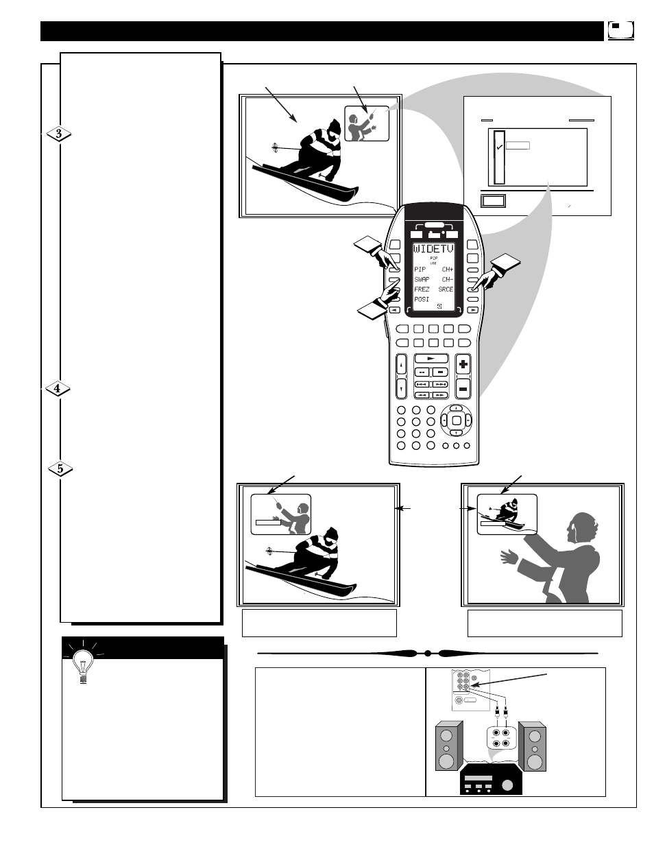 Mart, Lr fixed var pip | Marantz PV6080 User Manual | Page 45 / 53