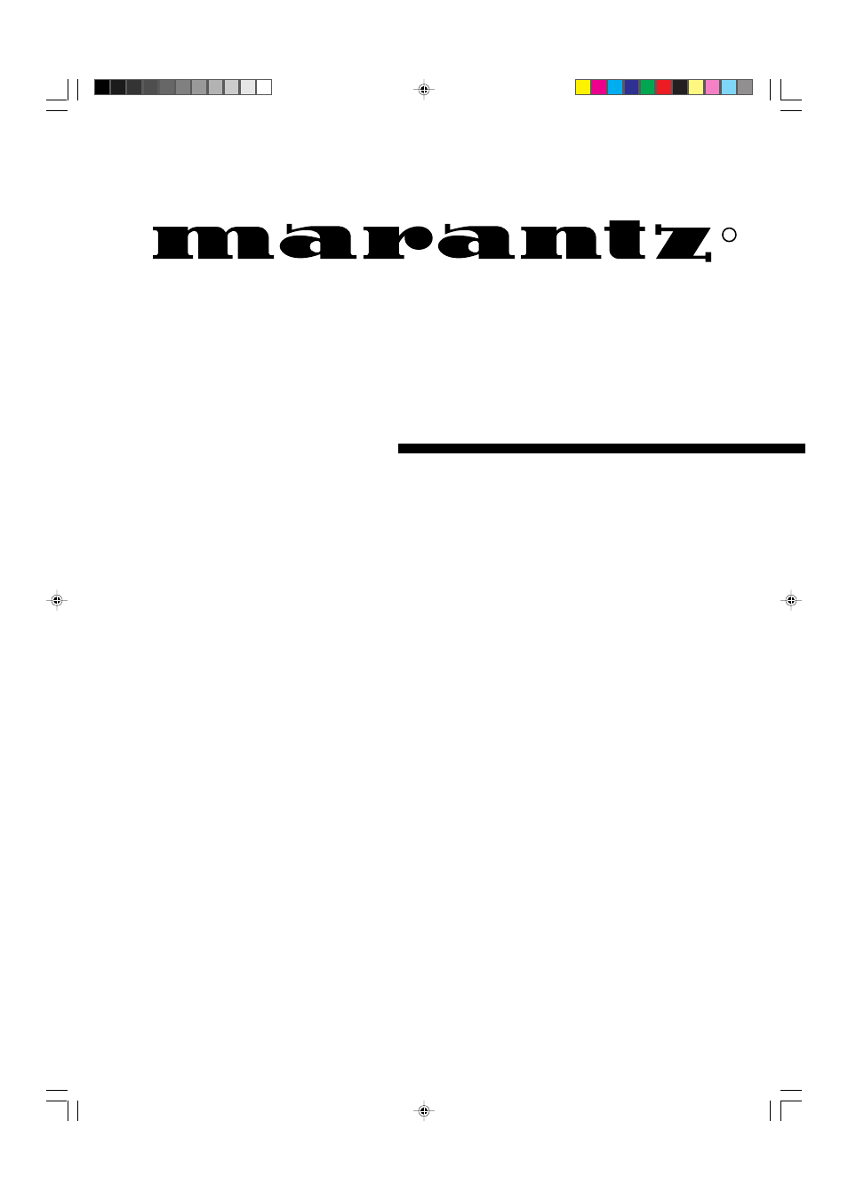 Marantz PD4292D User Manual | 67 pages