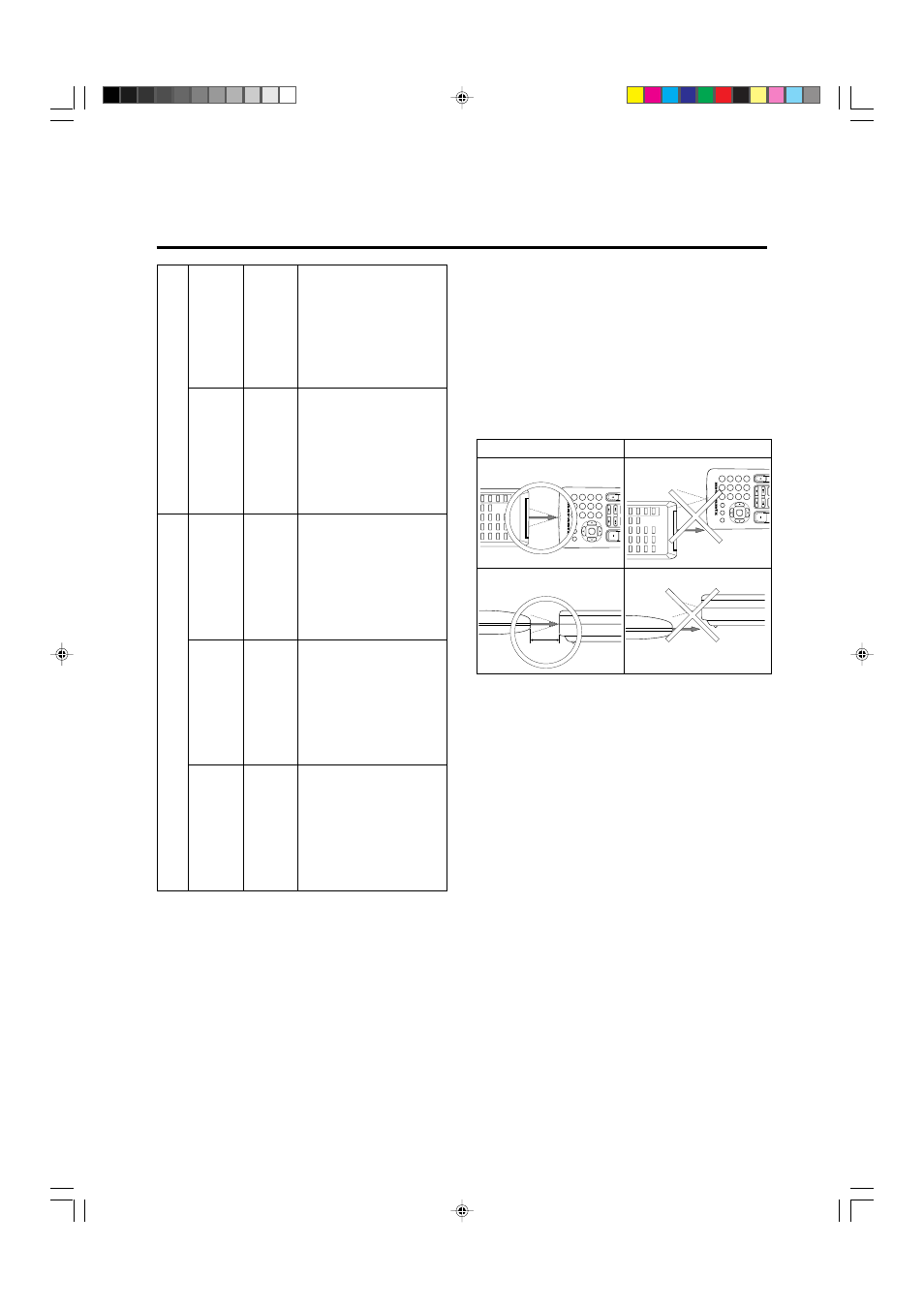 Ok ng, Side view, Side view top view top view | Marantz PD4292D User Manual | Page 24 / 67