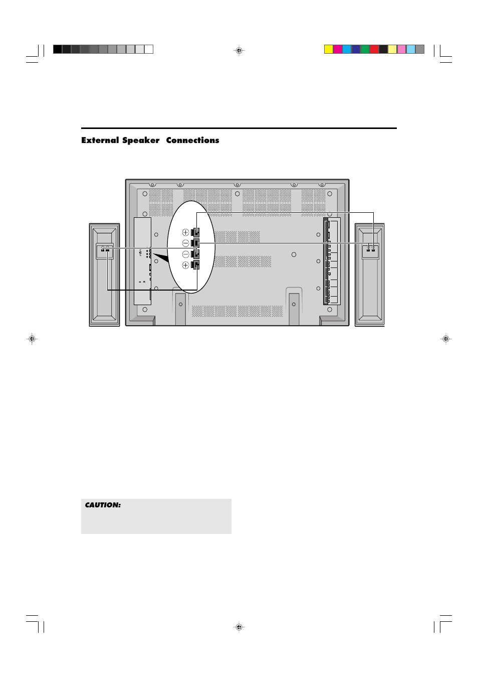 External speaker connections, Digital rgb) | Marantz PD4292D User Manual | Page 28 / 67