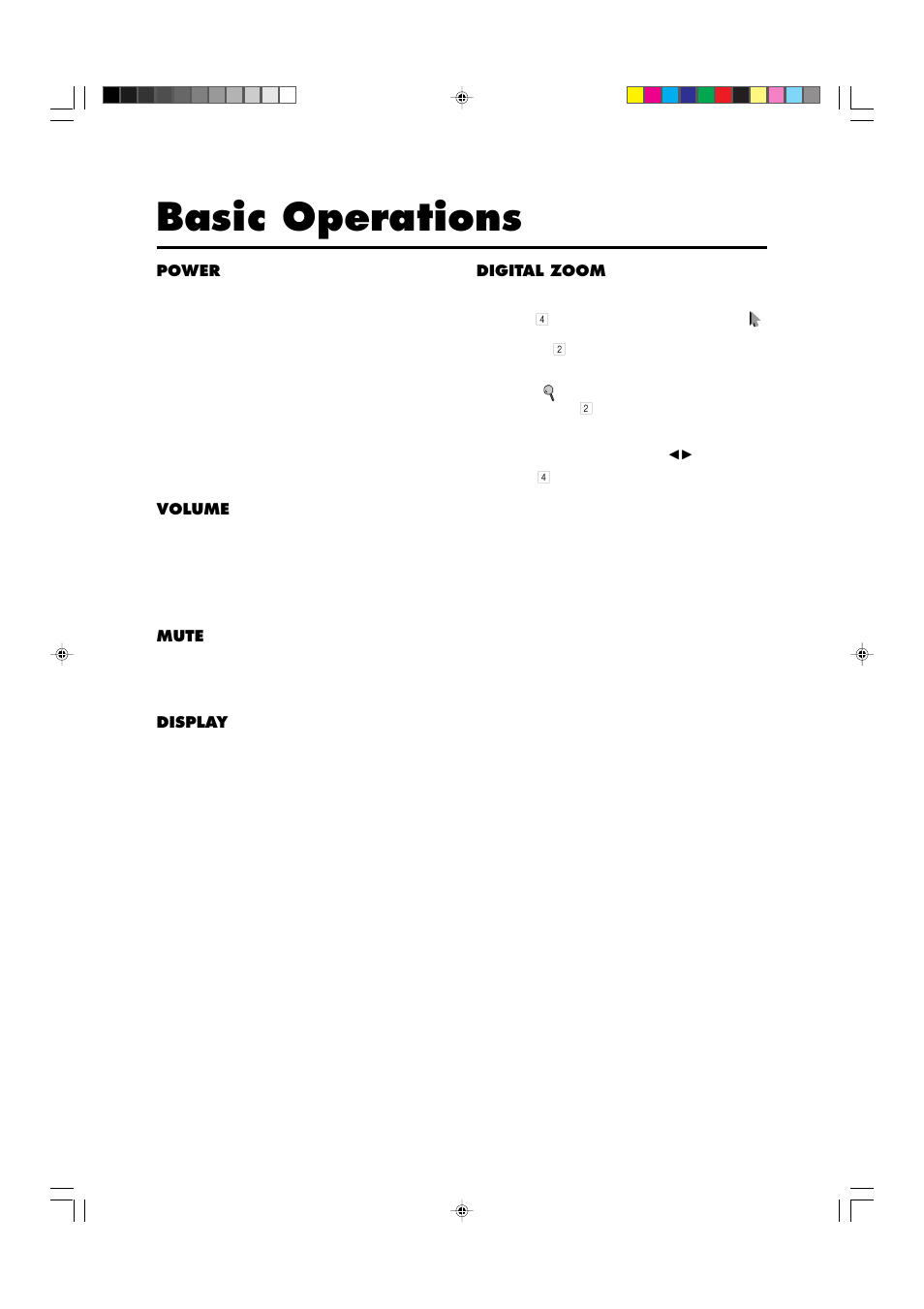 Basic operations | Marantz PD4292D User Manual | Page 31 / 67