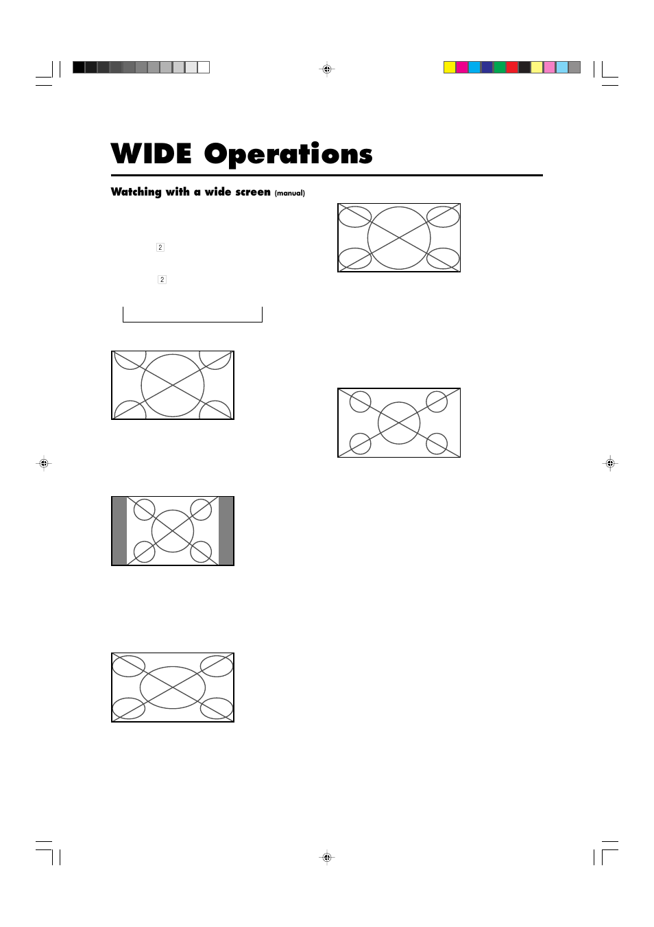 Wide operations | Marantz PD4292D User Manual | Page 33 / 67