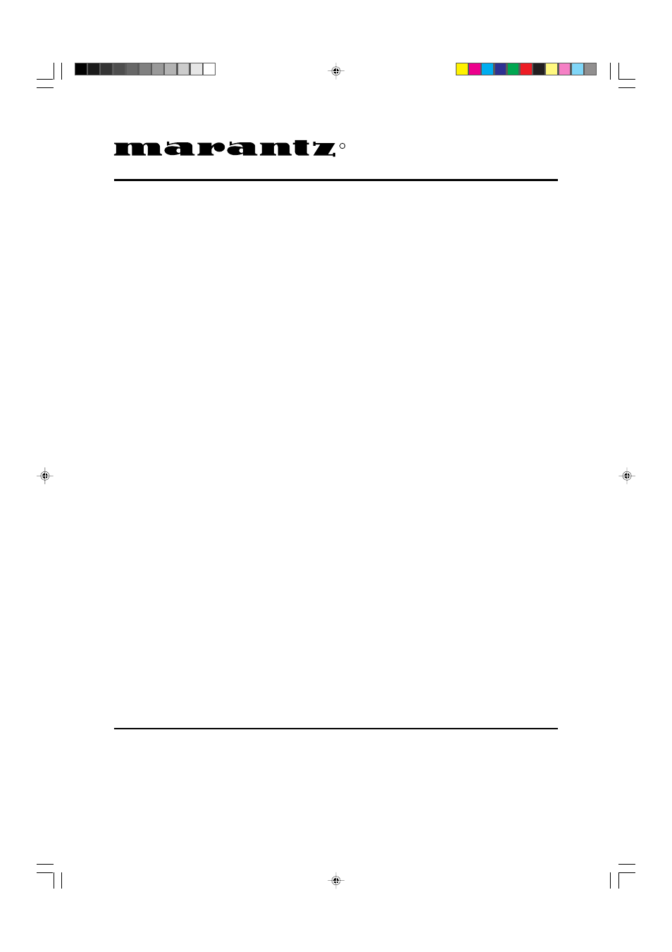 Marantz america, inc | Marantz PD4292D User Manual | Page 66 / 67