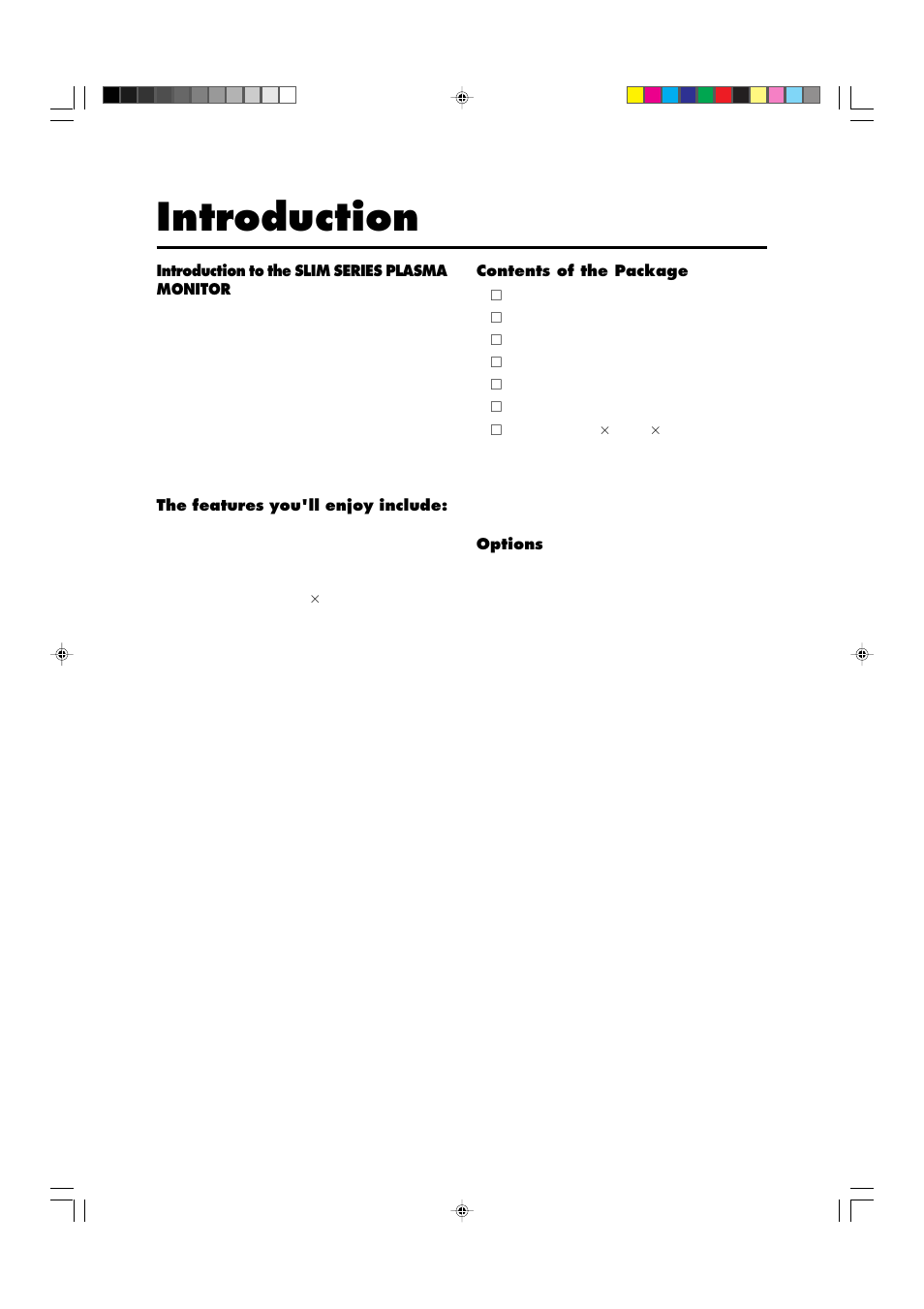 Introduction | Marantz PD4292D User Manual | Page 8 / 67