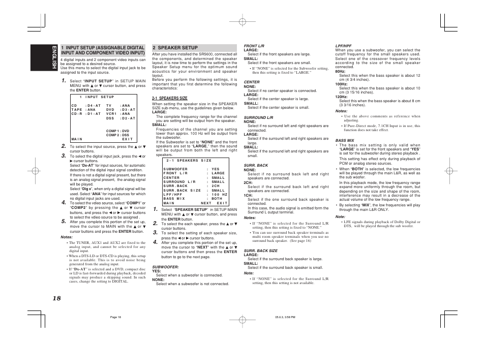 Marantz SR5600 User Manual | Page 22 / 42