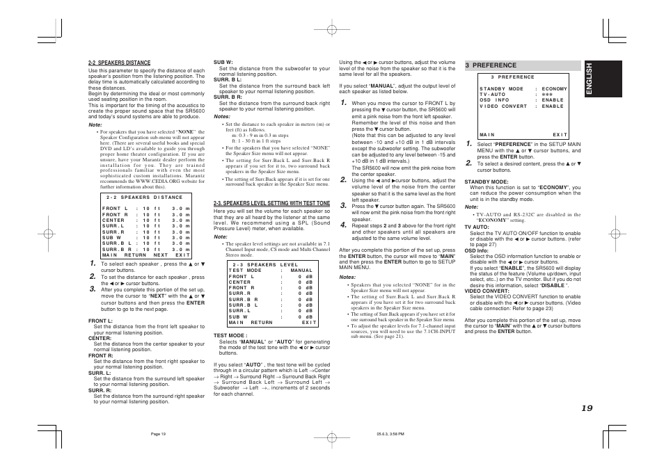 Marantz SR5600 User Manual | Page 23 / 42