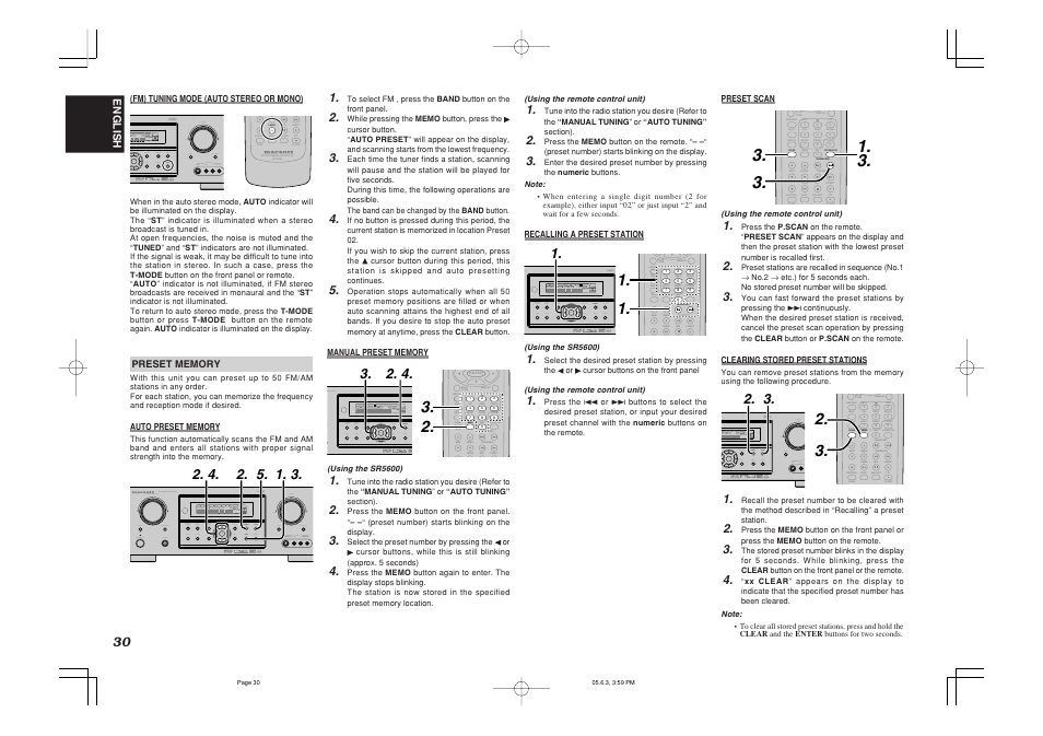 Marantz SR5600 User Manual | Page 34 / 42