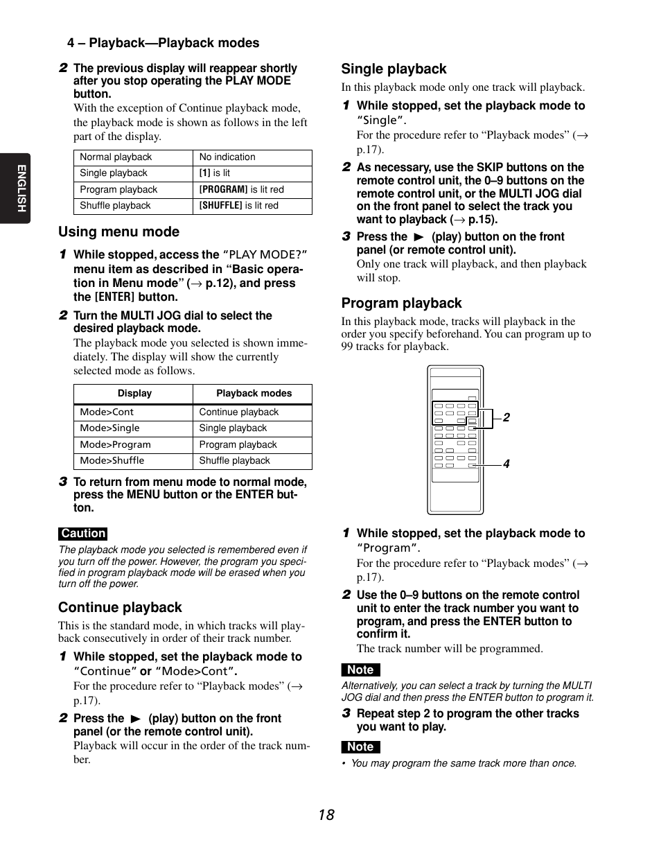 Marantz CDR632 User Manual | Page 18 / 40