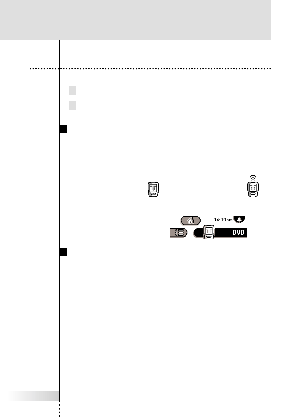 Operating a device, Getting started, Using touchscreen buttons | Using the direct-access buttons | Marantz RC5000i User Manual | Page 14 / 64