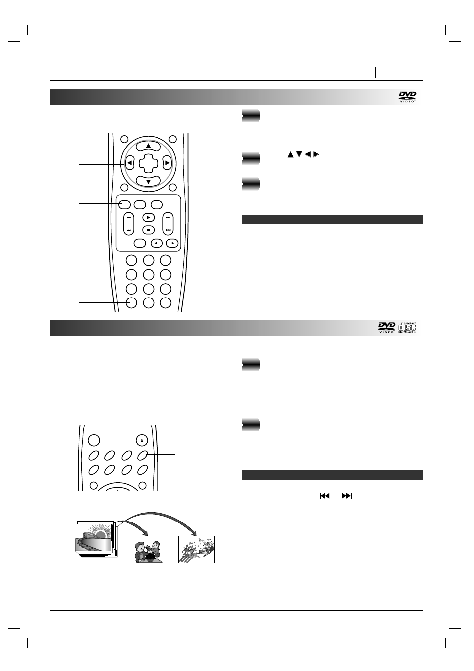 Random play, Zoom feature, Advanced operation page 29 | Press | Marantz DV4200 User Manual | Page 29 / 45