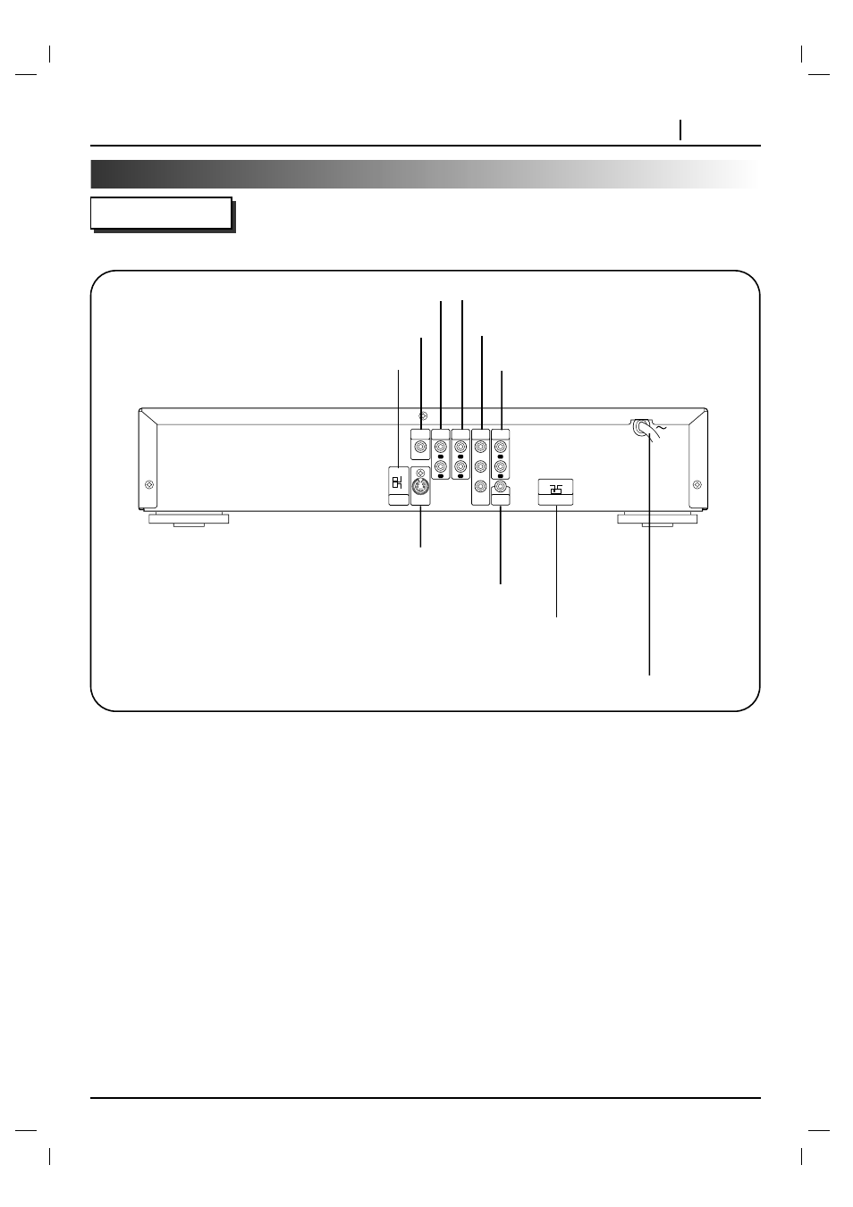 Identification of controls (cont’d) rear panel, Introduction page 9 | Marantz DV4200 User Manual | Page 9 / 45