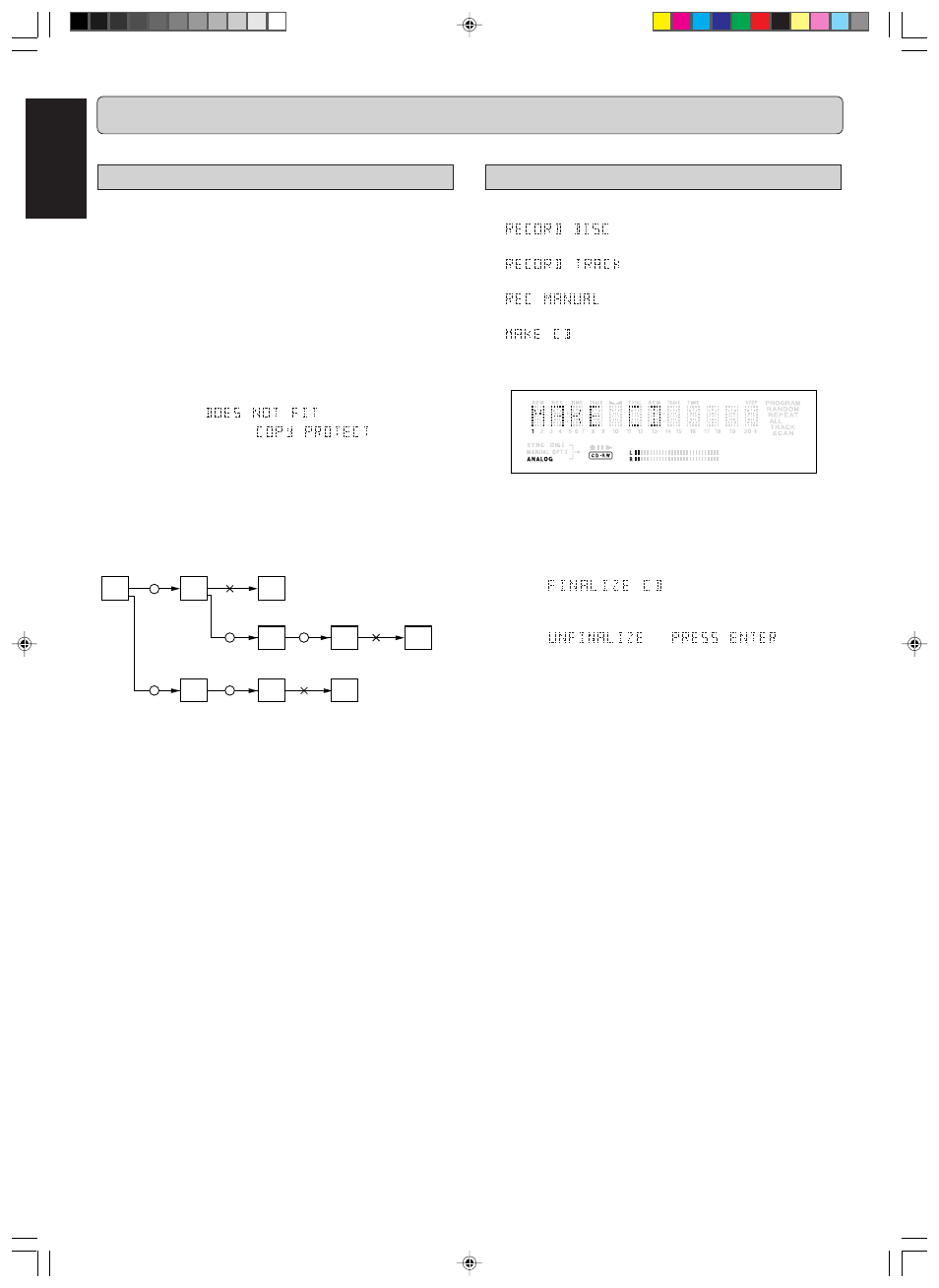 Recording, English, Remarks about recording | Recording modes | Marantz DR6000 User Manual | Page 10 / 25