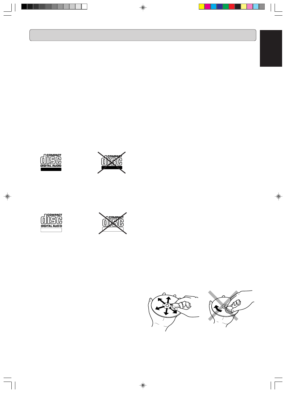 Introduction, English, Unpacking | Setup, Compact discs | Marantz DR6000 User Manual | Page 3 / 25