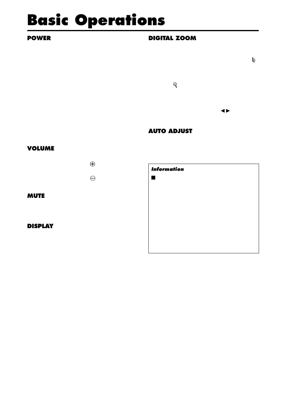 Basic operations | Marantz PD4240D User Manual | Page 18 / 60