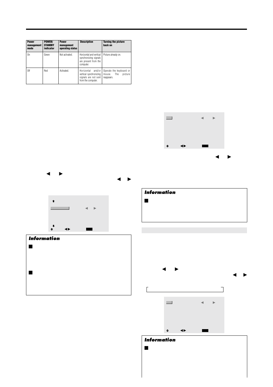 Button is pressed, Set the long life mode using | Marantz PD4240D User Manual | Page 34 / 60