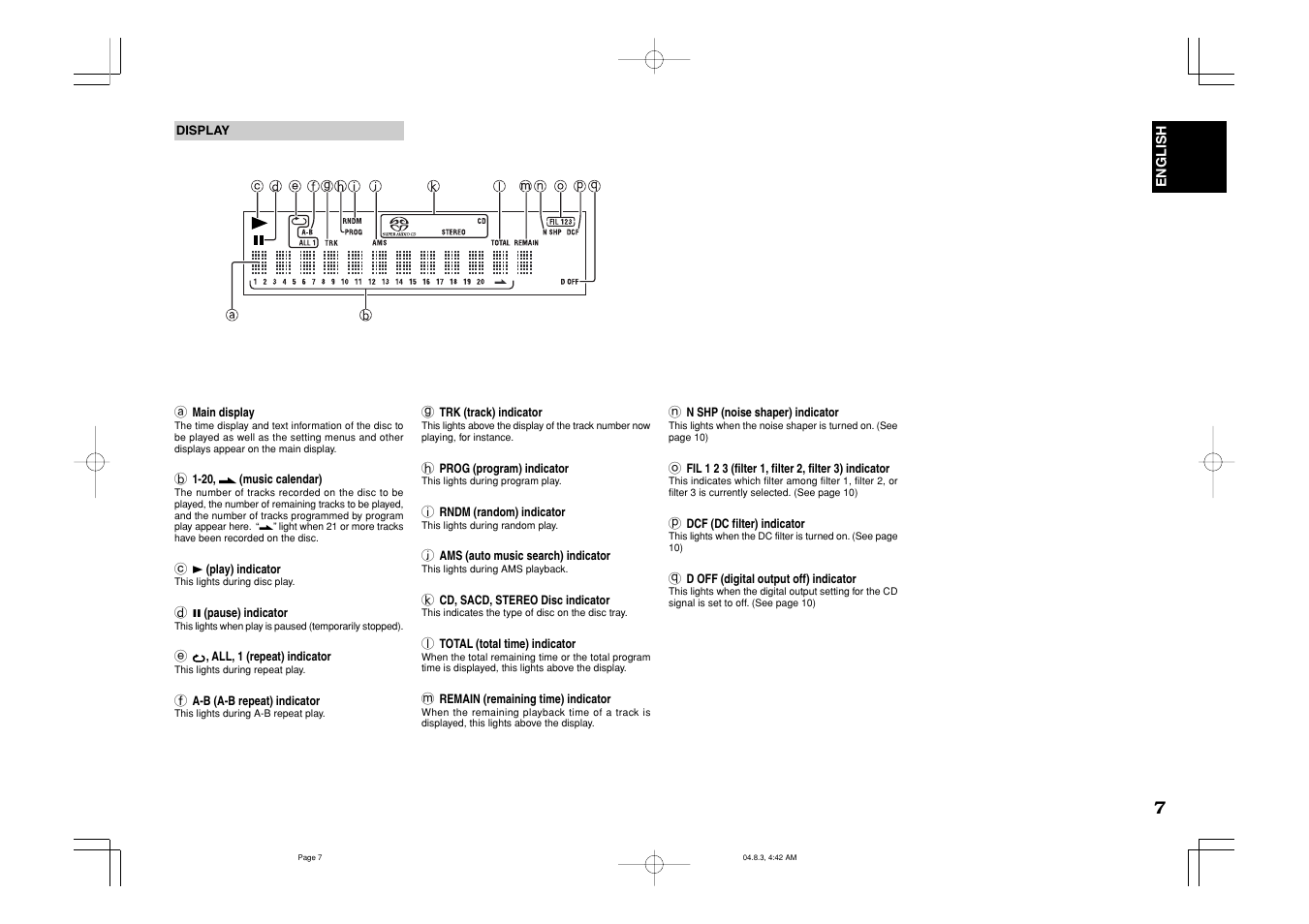 Marantz SA-11S1 User Manual | Page 11 / 19