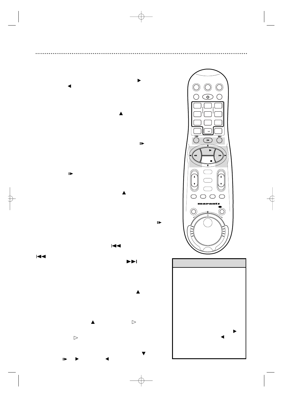 62 playback options, Helpful hints, Forward and reverse searching | Repeat playback | Marantz MV5100 User Manual | Page 62 / 82