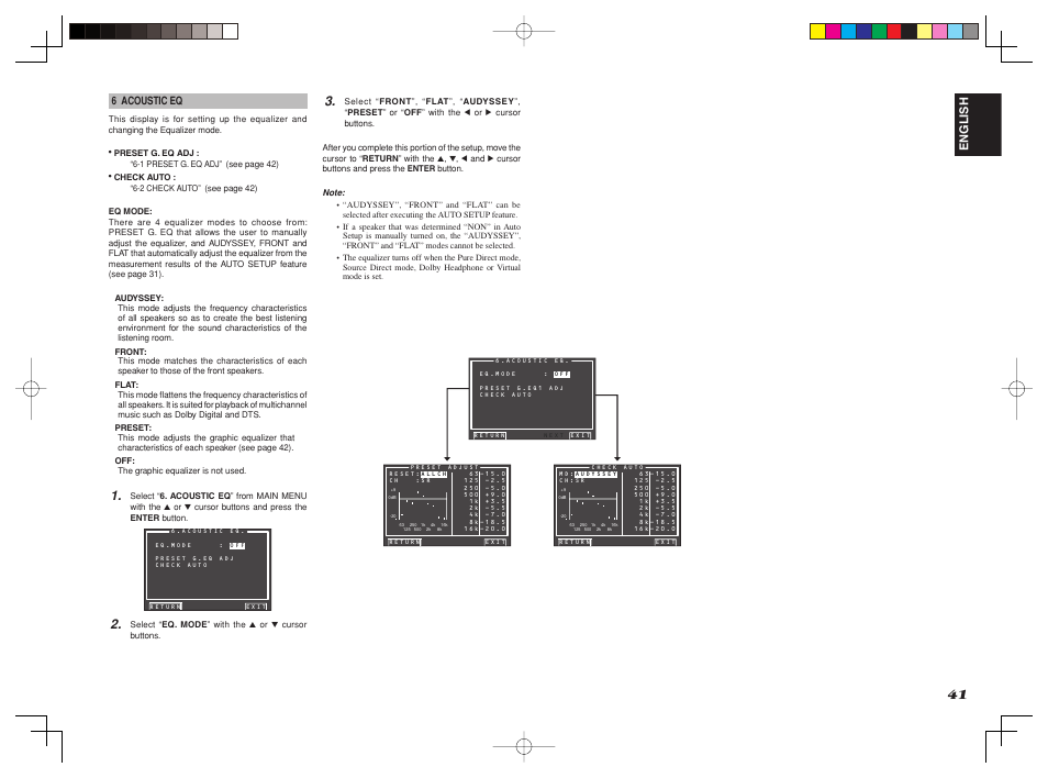 English | Marantz SR6001 User Manual | Page 45 / 68